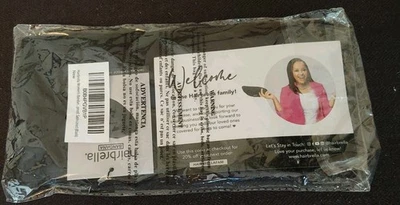 Hairbrella Satin Lined Waterproof Bandana Scarf Black - Image 1 of 4