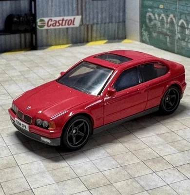 Matchbox BMW 318ti Compact Custom Wheelswap Real Riders - Bild 1 von 4