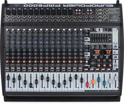 Behringer Europower PMP6000 20-channel 1600W Powered Mixer - Image 1 of 4