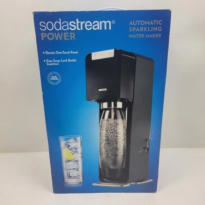 SodaStream Power Soda & Sparkling Water Maker New In Box Tank, Bottle, Cord - Image 1 of 4