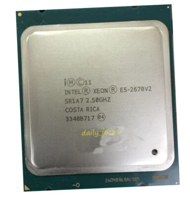 Intel Xeon E5-2670 V2 2.5 GHz 10 cores  25 MB SR1A7 LGA 2011 Processor CPU - Image 1 of 4