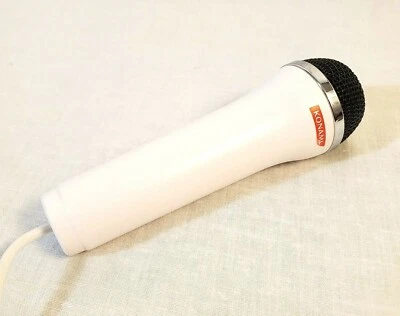 Konami USB Microphone from Logitech for PS2 PS3 Wii XBox 360 Voice Over White  - Image 1 of 4
