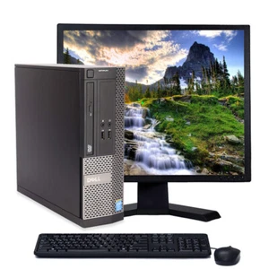 Dell Desktop Business Computer PC Core i5 8GB RAM 250GB 19" LCD Monitor Wi-Fi - Picture 1 of 7