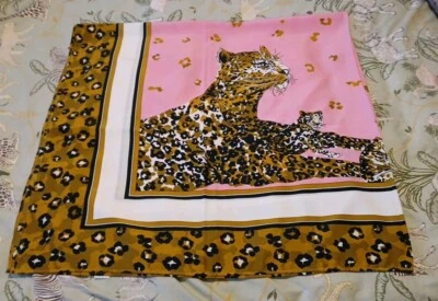 LA PERLA AQUASUIT Ladies Pink Cheetah Print Beach Holiday Sarong Cover-Up Italy - Image 1 of 4