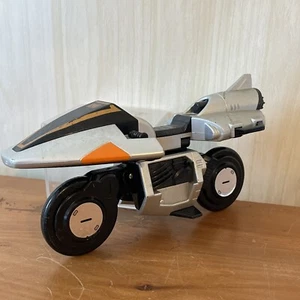 1997 Bandai Power Rangers In Space Silver Galaxy Glider Cycle Motorcycle Bike - Picture 1 of 6