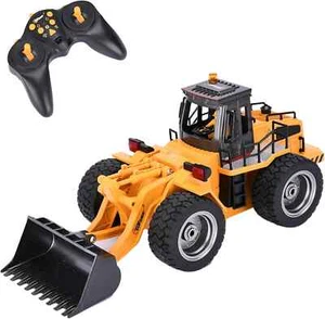 9 Kanal voll funktionsfähiger Frontlader mit Fernbedienung Konstruktionsspielzeug Traktor NEU - Bild 1 von 9