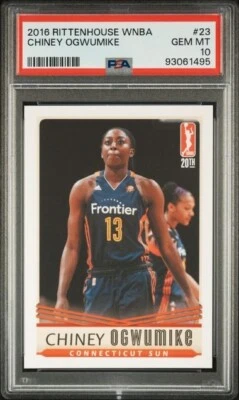 2016 Rittenhouse WNBA PSA 10 Chiney Ogwumike Connecticut Sun ESPN Stanford - Image 1 of 2