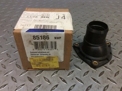 Fit: Jaguar S-Type Lincoln LS XJ8 XK8 Thunderbird XJR Coolant Thermostat Housing - Image 1 of 4