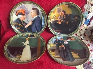 13 Norman Rockwell Collector Plates by Knowles Light Campaign Rediscovered Women - Picture 1 of 6