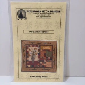 Spring Whimsy Quilt Pattern 32" x 35" Patchwork Moon Designs - Picture 1 of 3