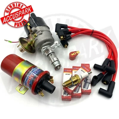 Confezione Mini Distributore Elettronico, Bobina Rossa, Cavi. Candele Fast Road, - Immagine 1 di 4