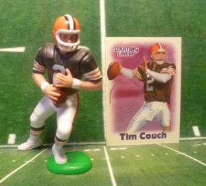 TIM COUCH 2000 Starting Lineup Football Figure & Card - Cleveland Browns (Brown) - Picture 1 of 2