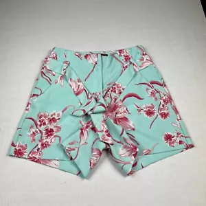 New York & Company High Waisted Tie Shorts Floral Casual Party Zip Up Size 4 - Picture 1 of 11