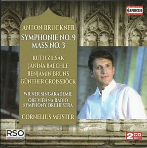 2 CD fast wie neu: Bruckner Symphonie 9, Messe 3, ORF RSO Wien Cornelius Meister - Bild 1 von 2