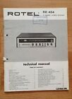 Rotel RX-454 - service manual original