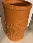 House Embossed Terra Cotta 1996 Boston Warehouse Trading Company Made In Taiwan