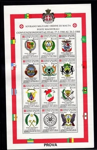 Épreuve D'Impression S.M.O.M Types De Timbres 1987 1988 À 27 À 33 - Imagen 1 de 1