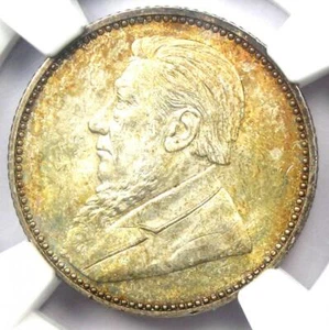 1897 South Africa Sixpence (6D) - Certified NGC MS64 - Rare Date BU UNC Zar Coin - Picture 1 of 7