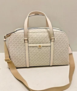 Michael Kors Women Ladies Fashion XL Duffle Weekender Bag Travel Trip Getaway MK - Picture 1 of 8