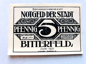1921 Germany 5 pfenning - Picture 1 of 4