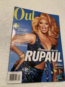 OUT MAGAZINE-MARCH/APRIL 2024-RUPAUL-NEW-FAST SHIPPING - Picture 1 of 2