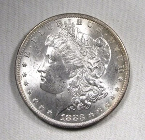 1885-O Silver Morgan Dollar CH UNC Coin AP276 - Picture 1 of 3