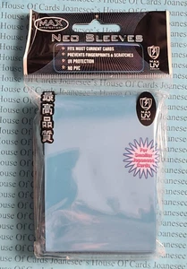 MAX Protection Neo Sleeves - Alpha Sky Blue - SMALL (50) Deck Protectors (7050) - Picture 1 of 3