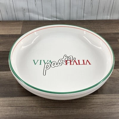 Viva Pasta Italia Pasta 12" Cuenco para servir Plato de espagueti Waechtersbach España Foto 1 de 4