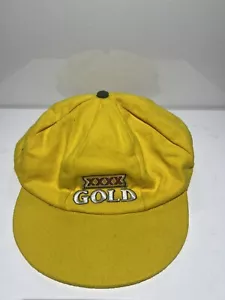 XXXX GOLD Baggy Yellow Beer Cricket Cap VGC - Picture 1 of 5