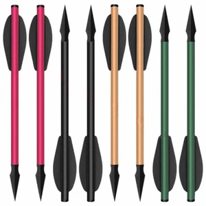 6/12pcs Archery 6.3in Pistol Crossbow Bolts Mini Arrows Hunting Broadheads Shoot - Imagen 1 de 16