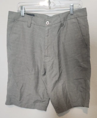Pantalones Cortos de Caminata O'Neill Para Hombre 32x10 Caqui Cuadros Calce Relajado Playa Frente Plano Chino Foto 1 de 4