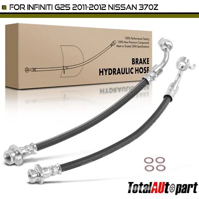 2 тормозных гидравлических шланга для INFINITI G25 G37 Q40 Nissan 370Z задние левые и правые - Изображение 1 из 4