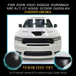 For 2018-2021 Dodge Durango SRT RT GT Hood Scoop Graphic Decal - Glossy Vinyl - Bild 1 von 21