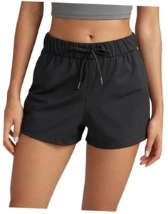 Stretch Shorts for Women Work Casual 2.5'' - Athletic Shorts with Medium Black - Picture 1 of 7