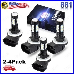 ​50W 700LM Universal Car LED Fog Light Bulb 881 12V 24V Super Bright White 360° - Picture 1 of 14