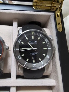 Cronómetro certificado GLYCINE LAGUNARE 1000, raro limitado, 46 mm suizo, funciona bien - Imagen 1 de 9