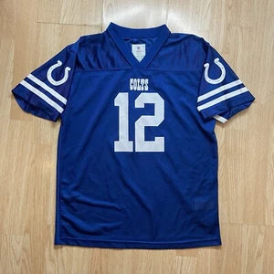 Indianapolis Colts ANDREW LUCK NFL Jersey YOUTH KIDS BOYS SZ XL 18/20 Blue NFL - Picture 1 of 14