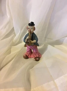 vintage porcelain clown figurine 4 1/2” - Picture 1 of 3