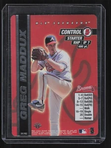 2000 MLB Showdown Greg Maddux #041 1st Edition Holo Foil Braves - Picture 1 of 2