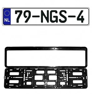 New Netherlands EEC European Front License Plate (Random) & Mounting Frame - Picture 1 of 1