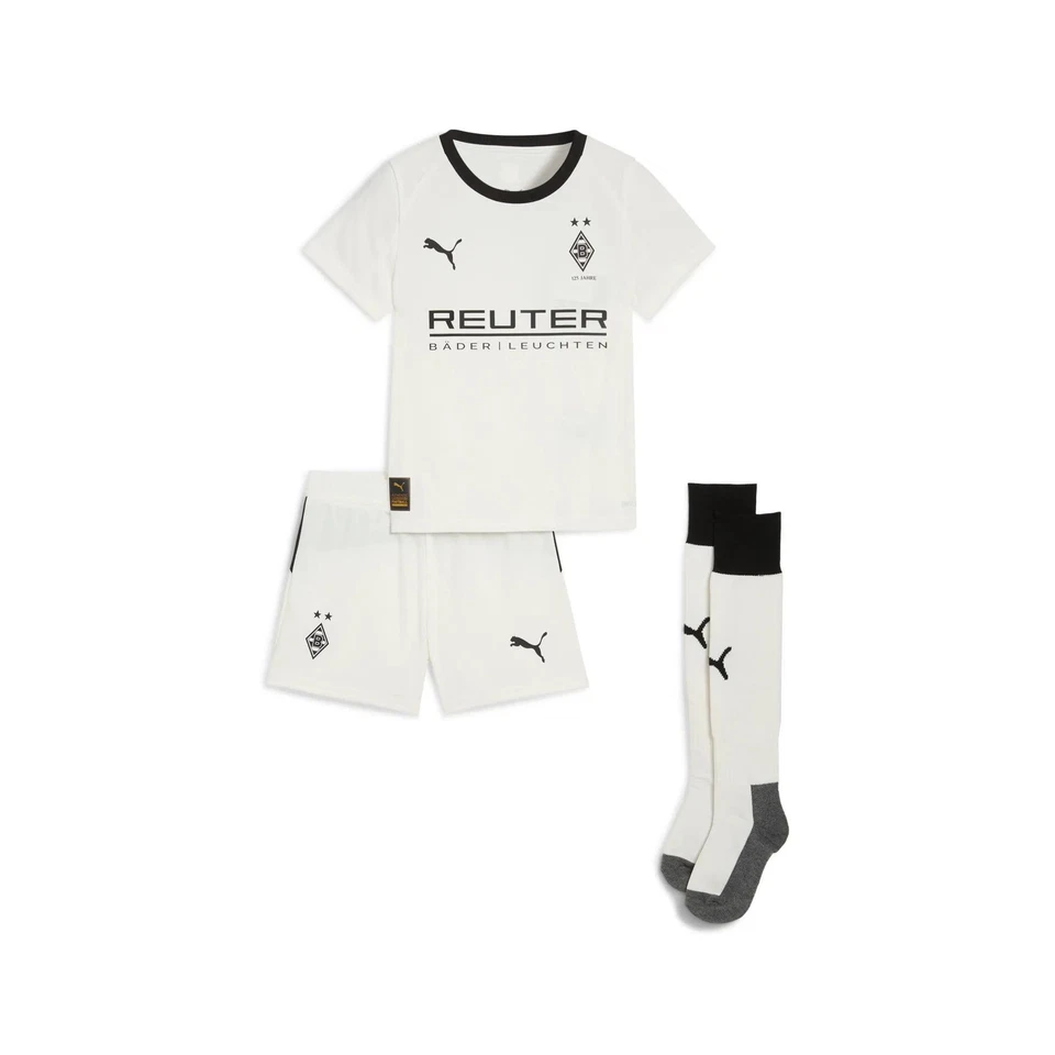 Puma Borussia Mönchengladbach Mini Kit Home 2025/2026 Heim Trikot Baby Kinder