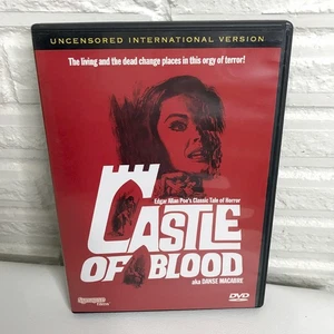 CASTLE OF BLOOD DVD Uncensored International Version 1964 w/ Insert - Picture 1 of 4