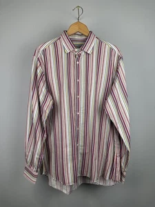 Etro Milano Striped Shirt Multicolor Long Sleeve Italy 44 Size - Picture 1 of 6