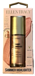 Iluminador Ellen Tracy Simmer / Brillo brillante / Aplicador de rodillos 1 oz Nuevo en caja - Imagen 1 de 5