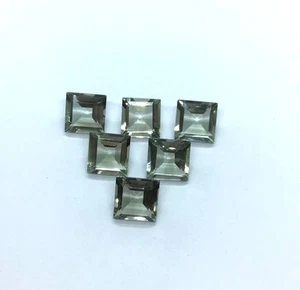 AAA Green Amethyst Square Cut Natural Loose Gemstone For Assorted All Jewelry - Picture 1 of 18