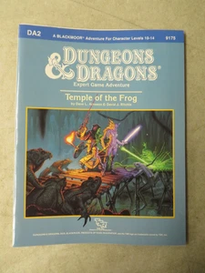 Dungeons & Dragons Expert Game Adventure Temple Of The Frog DA2 9175 1986 - Imagen 1 de 3