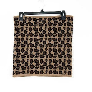 Bergdorf Goodman 100% Kaschmir Leopardenmuster Infinity Schal Damen braun - Bild 1 von 5