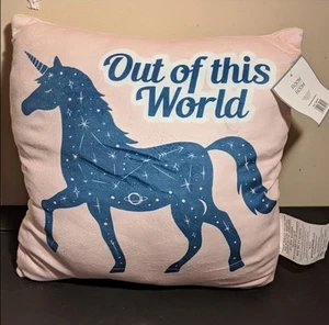 Fuori dal Mondo Unicorno Costellazione Stelle Rosa e Blu Cuscino Squishy Bambini - Foto 1 di 3