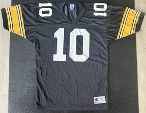 Vintage Champion Pittsburgh Steelers Kordell Stewart Men’s Black Jersey Size 44 - Picture 1 of 4