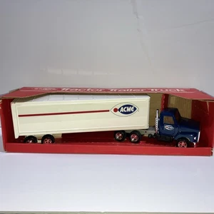 Camión de juguete de acero prensado ERTL ACME DE COLECCIÓN SEMI PLATAFORMA INTERNACIONAL NUEVO EE. UU. - Imagen 1 de 7